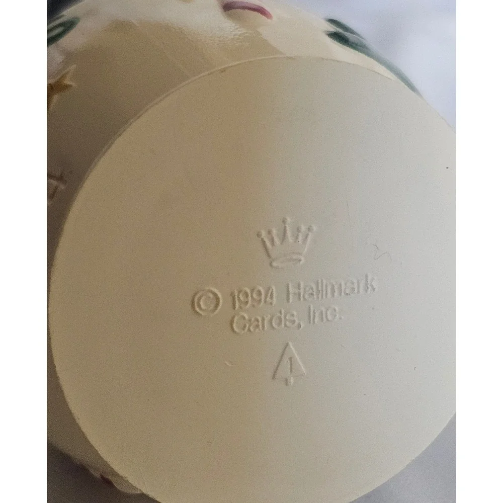 VTG Hallmark Keepsake Ornament 1994 Kitty's Cookies Tuxedo Cat Christmas